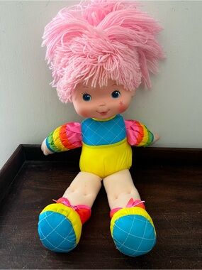 Vintage 1983 Rainbow Brite Pink Hair Doll Toy